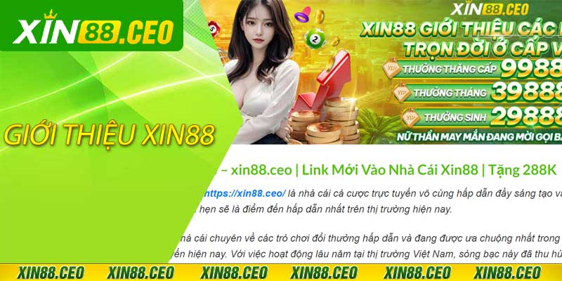 giới thiệu xin88